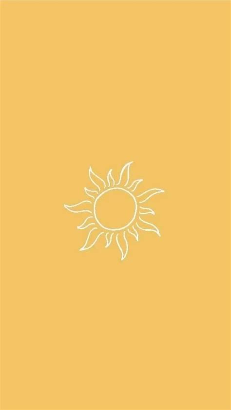 yellow sun wallpaper