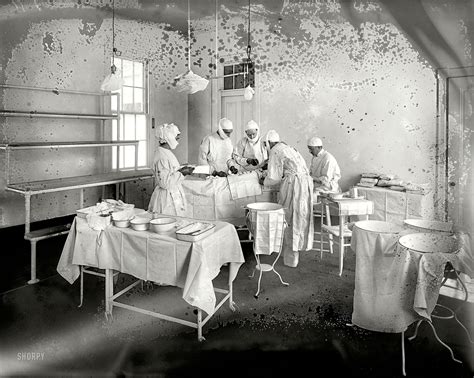 March 16, 1915. "Operating Room, Washington Asylum Hospital." More sanitary, one hopes, than the ...