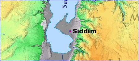 Map - Siddim - BibleBento.com