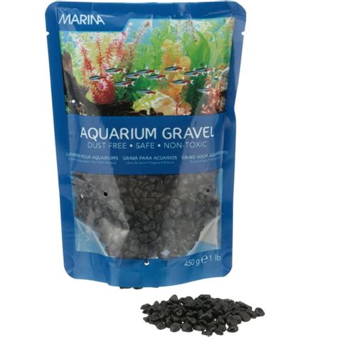 (2 Pack) Marina Decorative Black Aquarium Gravel, 1 lb - Walmart.com - Walmart.com