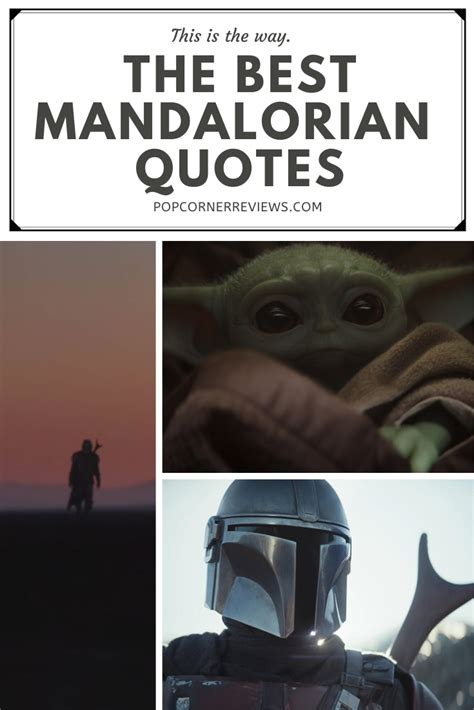 The Best Mandalorian Quotes from Season One | Star wars quotes, Mandalorian, Epic quotes