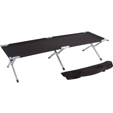 Trademark Innovations Aluminum Portable Folding Camping Bed and Cot, Portable Bed, 260 lbs ...