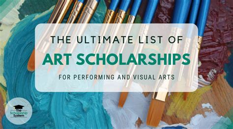 The Ultimate List of Art Scholarships for Performing and Visual Art ...