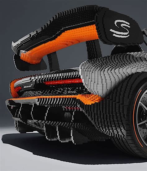 Life-Size LEGO McLaren Senna Needed Nearly 500,000 Plastic Bricks to Build - autoevolution