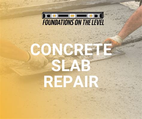 Concrete Slab Repair | FOUNDATIONS ON THE LEVEL