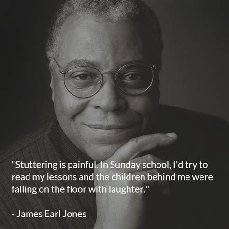 #JamesEarlJones on #stuttering. | Stutter quote, Stuttering therapy, Stuttering