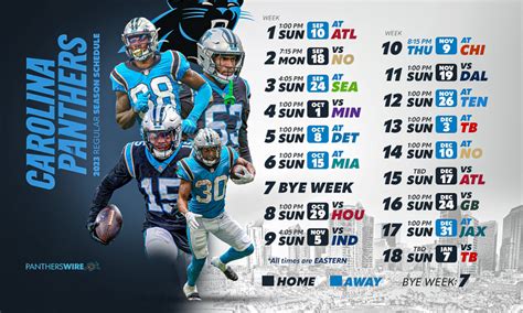 2023 Panthers schedule: Get your downloadable wallpaper