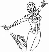 Spider Girl Coloring Pages At GetColoringscom  Free Printable sketch template
