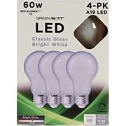 Green Watt A19 60-Watt Frosted LED Light Bulbs - Soft White - Shop Light Bulbs at H-E-B