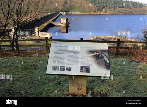 ladybower reservoir dam derbyshire england uk Stock Photo - Alamy