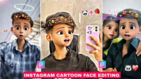 Snapchat Cartoon Filter | Instagram Trending Photo Editing | Aesthetic ...