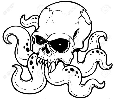 Evil Octopus Drawing at GetDrawings | Free download