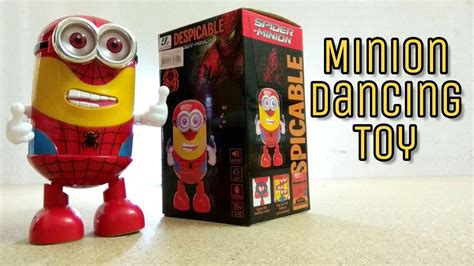 Minions Dancing toy unboxing | spider minion dancing toy - YouTube