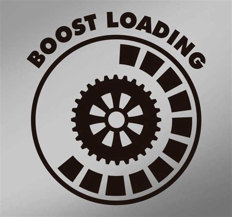 Boost Loading Car Sticker - TenStickers