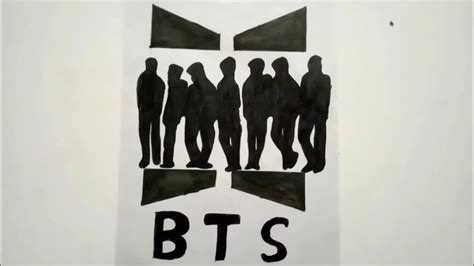 BTS Group Drawing Tutorial || BTS All Member Drawing || How to Draw BTS ...