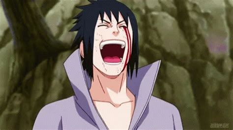 Sasuke Lol GIF - Sasuke Lol Laughing - Discover & Share GIFs