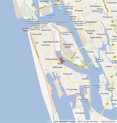 Map of Kochi