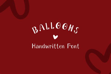 Balloons Font by Digital Creative Art · Creative Fabrica