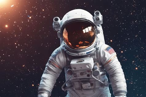 Premium AI Image | astronaut in space suit elements of this image are furnished by nasa