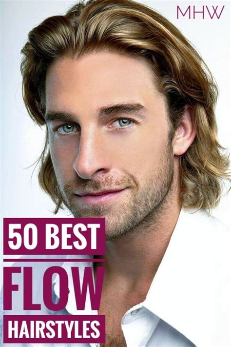 50 Bro Flow Hairstyles For Men | Long hair styles men, Mens hairstyles ...