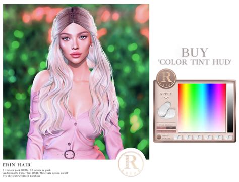 Second Life Marketplace - RAMA.SALON - Erin Hair Color Tint Picker