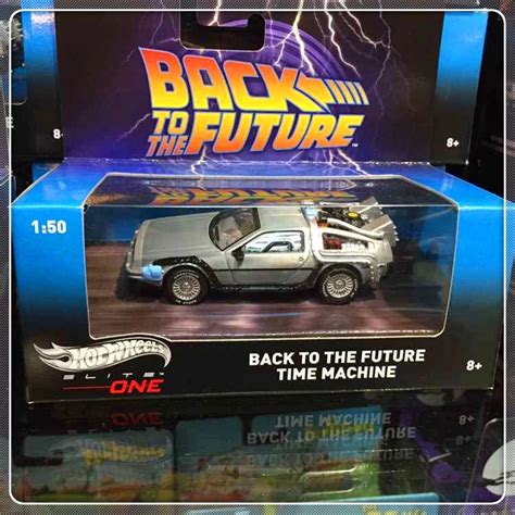 Original packaging Hot Wheels 1:50 authentic movie "Back to the Future" time machine alloy car ...