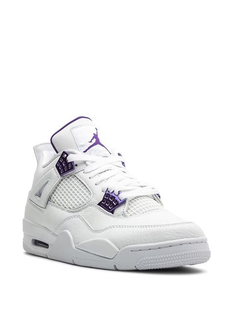 Jordan Air Jordan 4 Retro "Metallic Pack - Purple" Sneakers - Farfetch