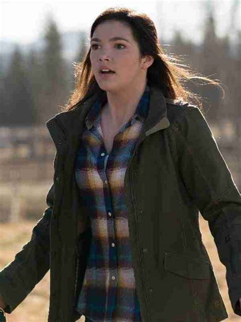 Alisha Newton Heartland S10 Green Jacket - The Movie Fashion