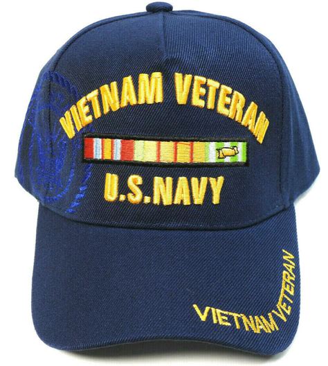 VIETNAM U.S.NAVY VETERAN Cap/Hat Blue, Military *FREE SHIPPING* | Us navy, Caps hats, Navy veteran