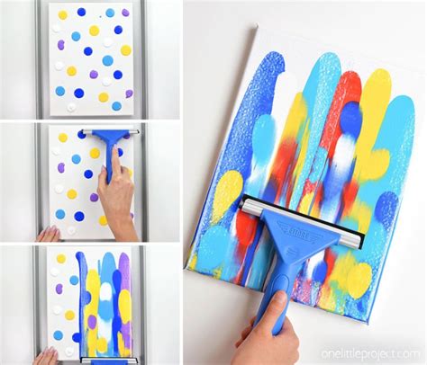 Squeegee Painting | How to Paint with a Squeegee (as seen on TikTok!)