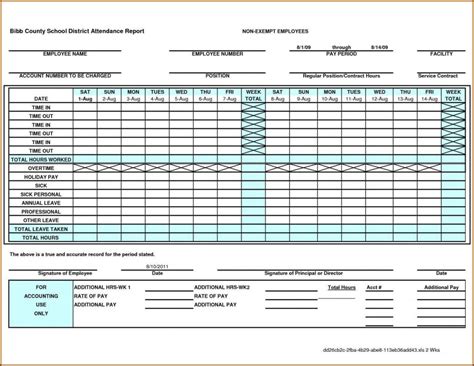 Free Excel Timesheet Template Multiple Employees Monthly - Template 2 : Resume Examples #X42MZPN9kG