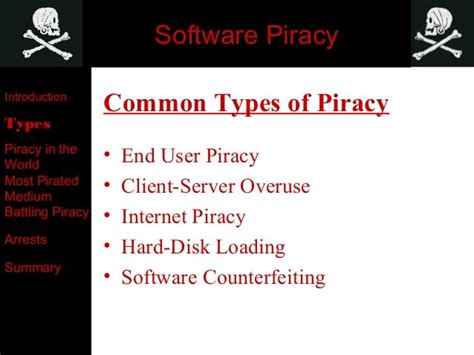 Software piracy