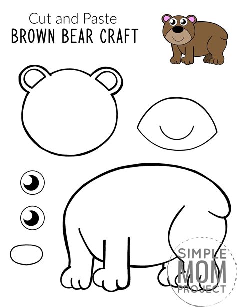 Free Printable Brown Bear Craft for Kids – Simple Mom Project