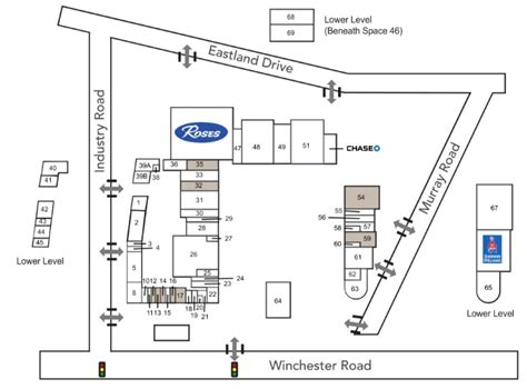 Eastlands Shopping Centre Map