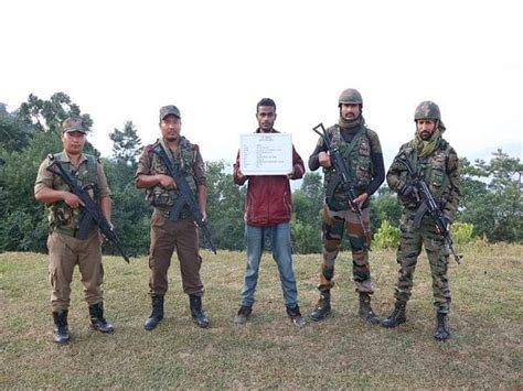 ULFA (I) active cadre apprehended by Assam Rifles from Arunachal ...