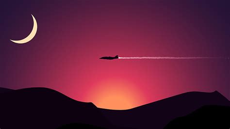 HD wallpaper: aircraft, artwork, minimalism, black, airplane, cross, white | Wallpaper Flare