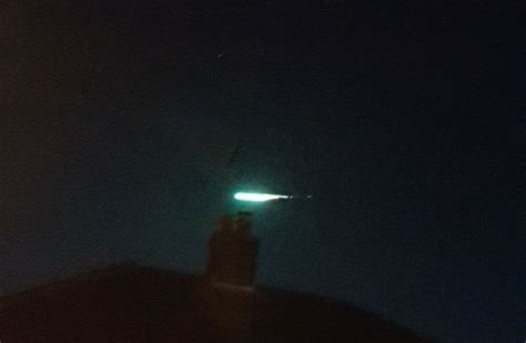 Watch the fiery green meteor that streaked across UK skies on New Year ...