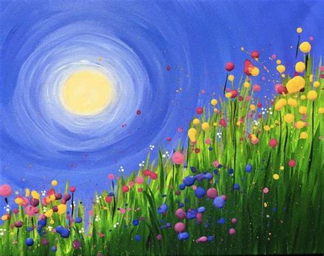 Class Signup | Canvas painting diy, Spring painting, Flower painting