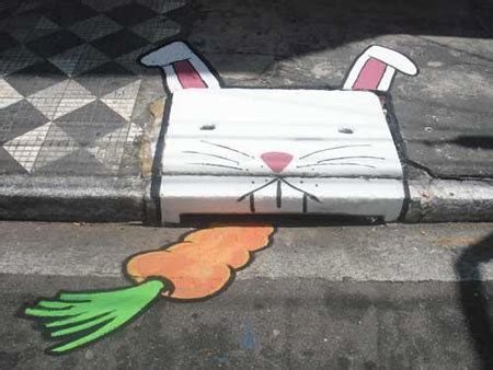 Storm Drain Art from Brazil