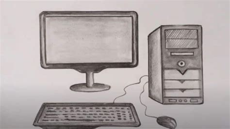 How To Draw A Computer Easy Step By Step / You can also easily draw a.