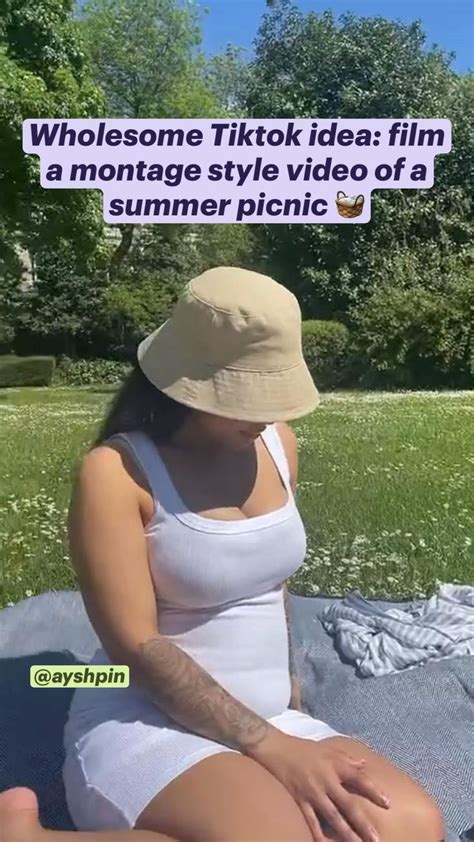 Wholesome Tiktok idea: film a montage style video of a summer picnic 🧺 | Summer picnic ...