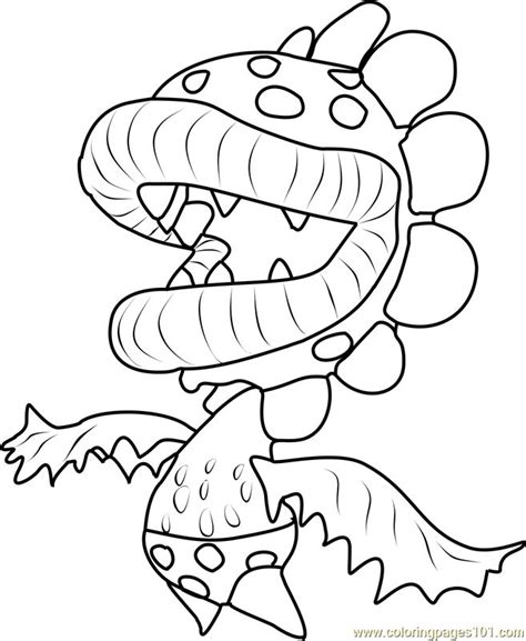 Piranha Plant Coloring Pages - MalikilNovak