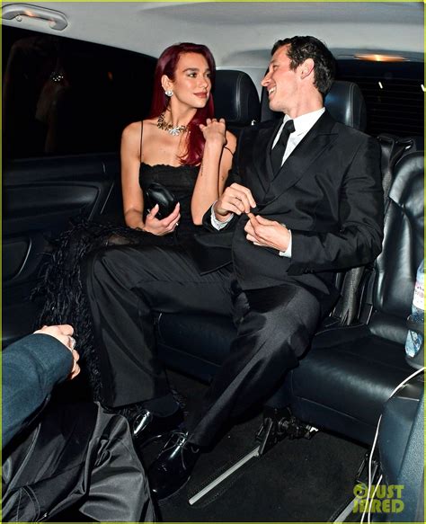 Dua Lipa Looks So Happy With Callum Turner, Changes Into Sheer Dress ...