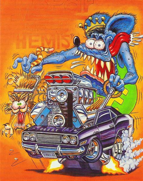 Ed Roth artwork Rat Fink, Rat Rods, Foose, Us Cars, Sport Cars, Cars Trucks, Car Cartoon ...