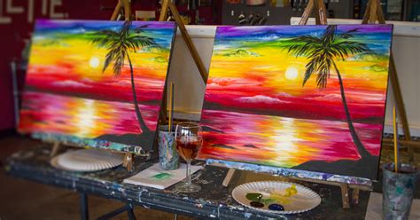 Everything You Want to Know for Your First Paint and Sip Class - Pinot's Palette