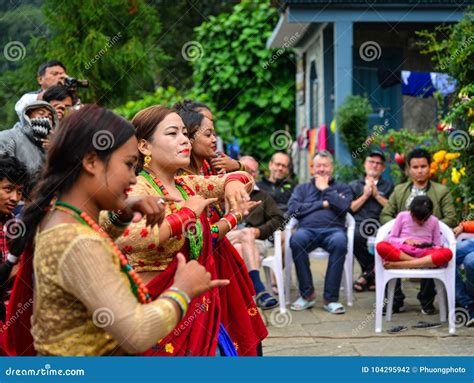 Folk Dance during Tihar Festival in Nepal Editorial Photography - Image ...