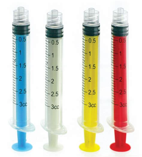 Endodontic News - 3cc Color-coded Syringes