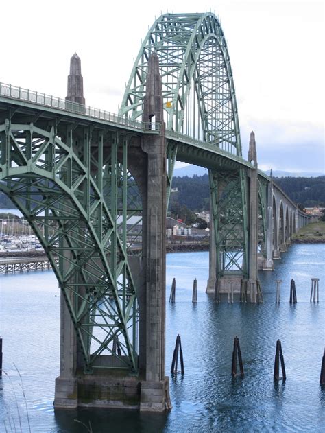 Yaquina Bay Bridge | Oregon travel, Oregon coast, Bay bridge