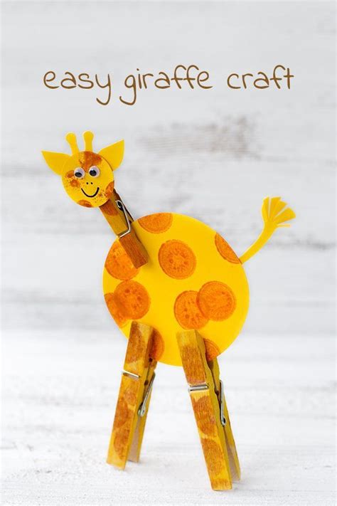 Easy Giraffe Craft for Kids Craft Activities, Preschool Crafts, Fun Crafts, Arts And Crafts ...