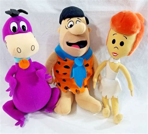 Flintstones Plush Fred Wilma Dino Stuffed Animals Toy Works #KohlsCares ...